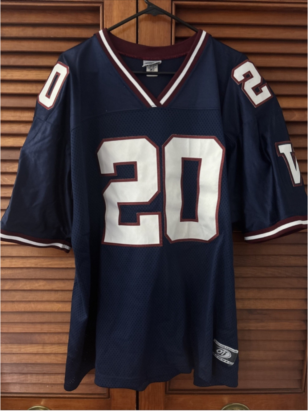 Villanova Wildcats Brian Westbrook #20 OT Sports Jersey Adult Size 2XL XXL